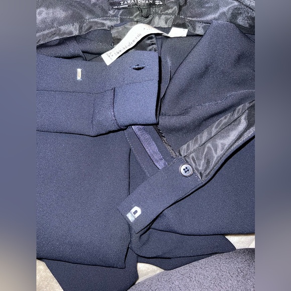 NWT Navy Zara Pants - Picture 3 of 6
